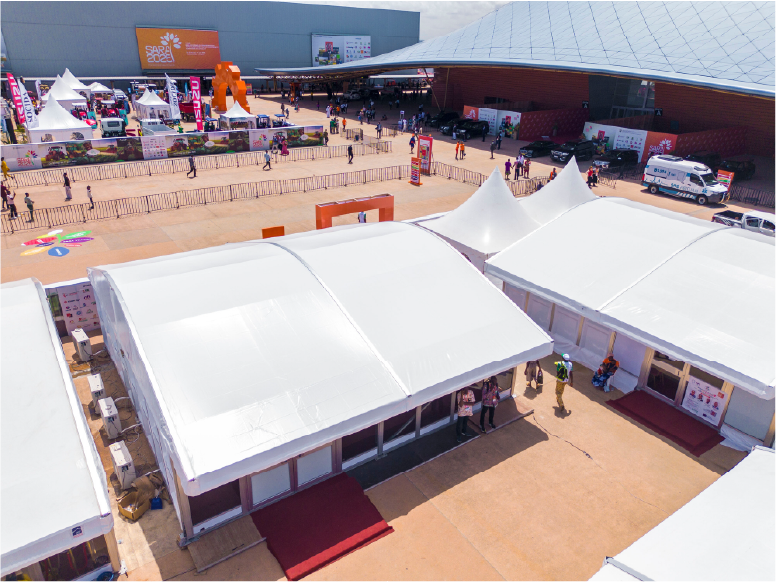 Ayuf Holding Côte d’Ivoire – expert en bâtiments modulaires, structures temporaires et solutions événementielles