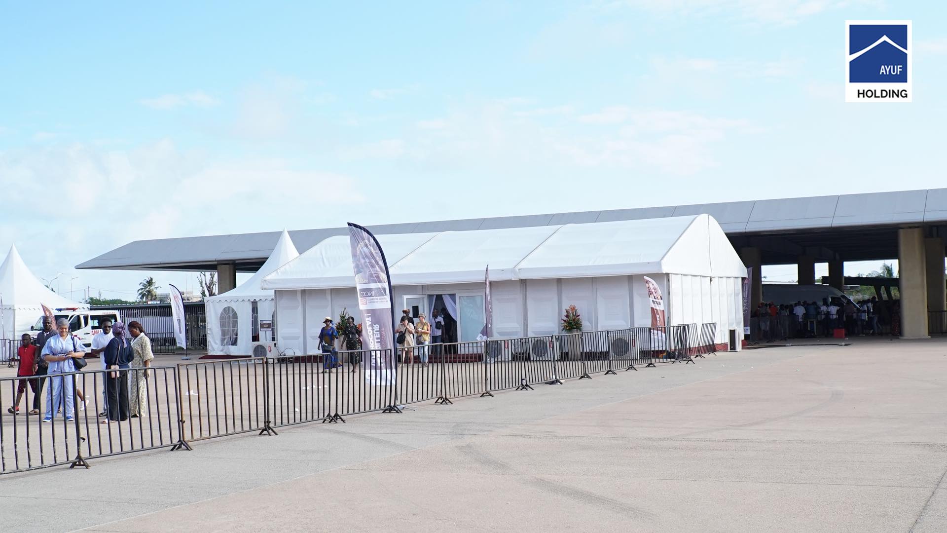 Ayuf Holding Côte d’Ivoire – expert en bâtiments modulaires, structures temporaires et solutions événementielles