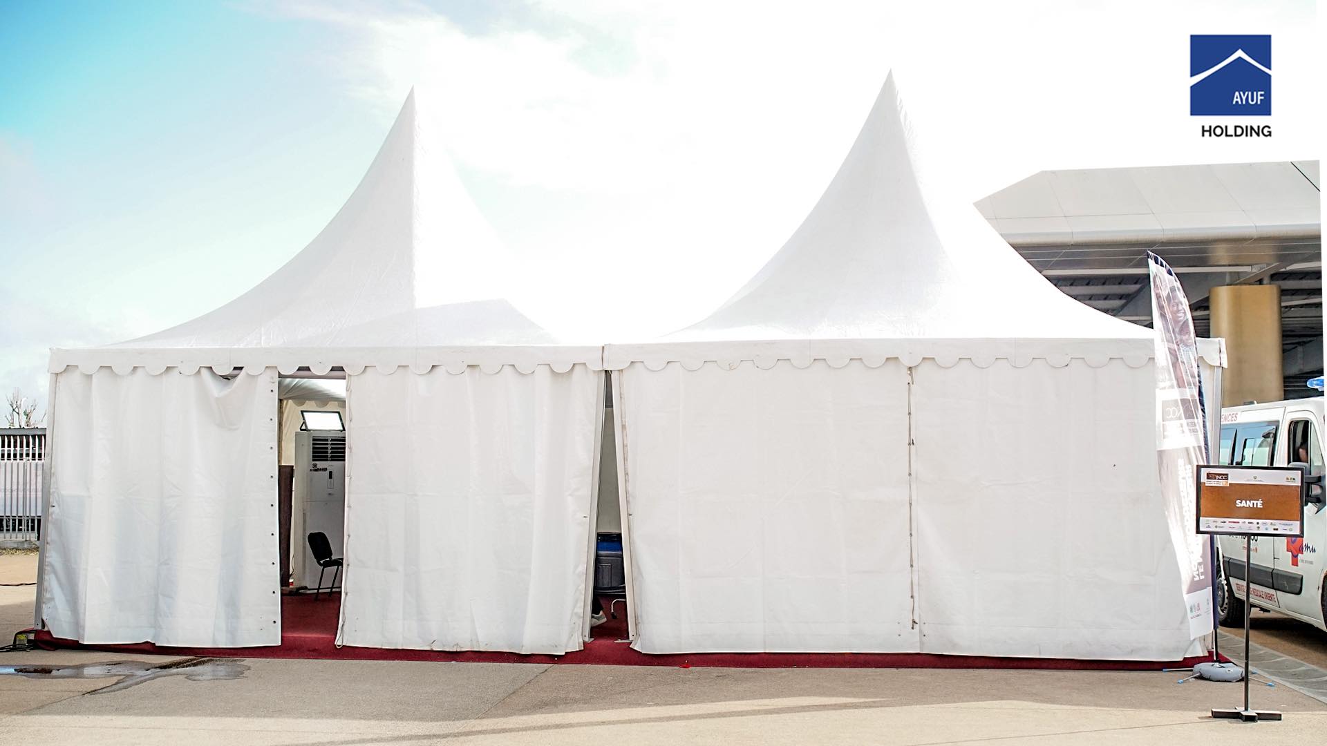 Ayuf Holding Côte d’Ivoire – expert en bâtiments modulaires, structures temporaires et solutions événementielles