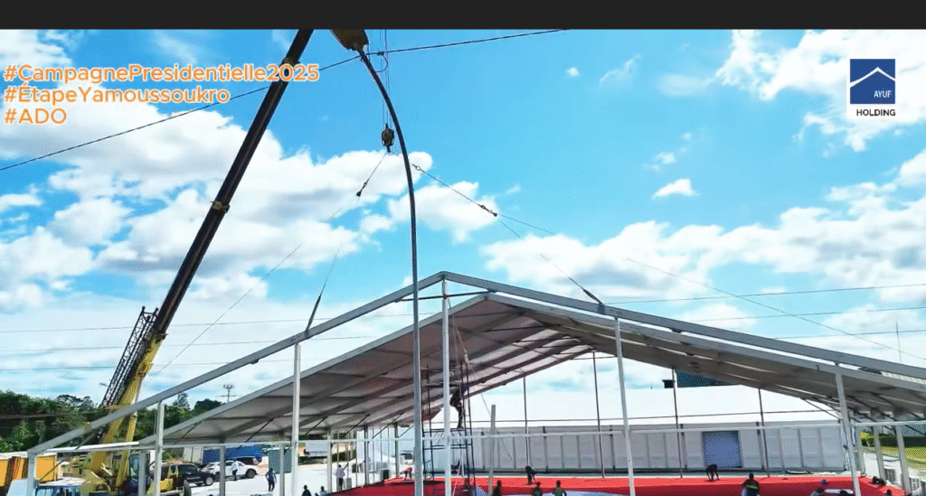 Ayuf Holding Côte d’Ivoire – expert en bâtiments modulaires, structures temporaires et solutions événementielles