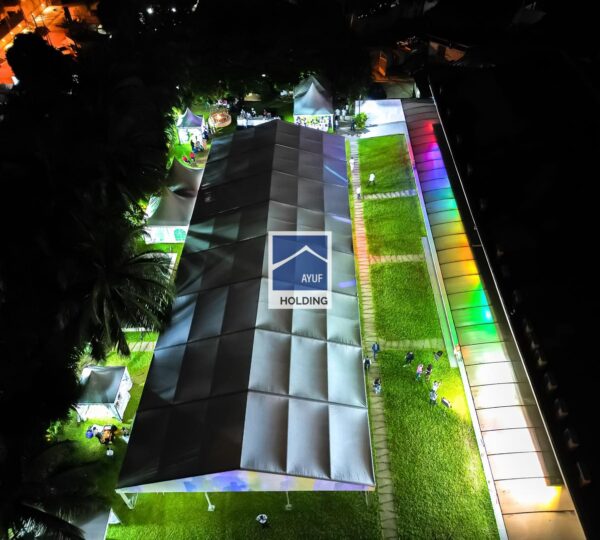 Ayuf Holding Côte d’Ivoire – expert en bâtiments modulaires, structures temporaires et solutions événementielles