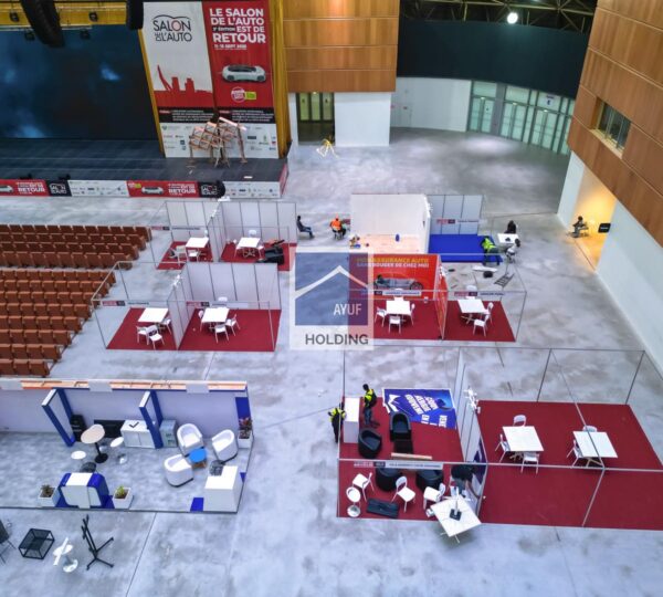 Ayuf Holding Côte d’Ivoire – expert en bâtiments modulaires, structures temporaires et solutions événementielles